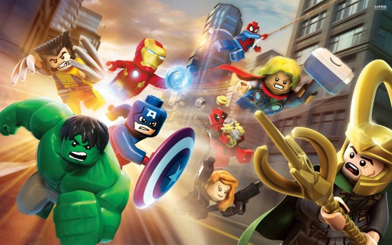 Среди игр с популярными блоками стоит вспомнить о блестящем LEGO City Undercover, а в ноябре 2013 года она дебютировала   LEGO Marvel Super Heroes   ,  Эти игры предоставляют множество экшена, великолепные трехмерные миры и уникальный графический дизайн