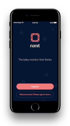 Если у вас нет учетной записи Nanit, откройте приложение Nanit и нажмите «Зарегистрироваться», чтобы создать его бесплатно